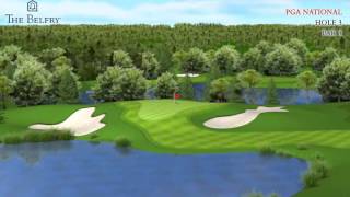 PGA National  Hole 3 Flyover [upl. by Daveta]