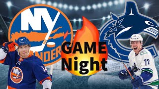 New York Islanders vs Vancouver CanucksLive Commentary and Reaction [upl. by Hakeber]