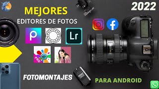 📷LAS 5 MEJORES APLICACIONES PARA EDITAR FOTOS EN 2022 PARA CELULAR😱 GRATIS COMO PRO🔥ANDROID [upl. by Lorilee]