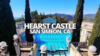 Exploring Hearst Castle in San Simeon California USA Walking Tour hearstcastle sansimeon hearst [upl. by Herminia]