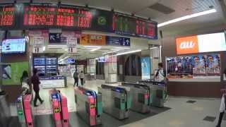 【Station of Japan】Ginza line Asakusa Station Transfer from Tobu Sky Tree Line [upl. by Lyrred]