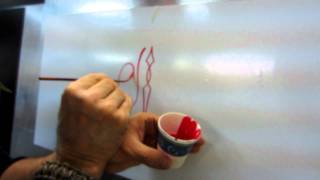 how to make symetrical pinstriping designs Part 4 [upl. by Oaks]