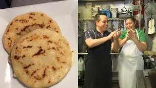 How to make savory Salvadoran pupusas  Holiday Recipes [upl. by Ahern512]