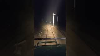 Live cross of two trains on single line at night near Wazirabad live cross yt ytshorts yts [upl. by Clay]