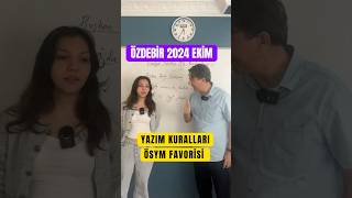 ÖZDEBİR 2024 Ekim yazım kuralları ÖSYM favorisi [upl. by Addis]