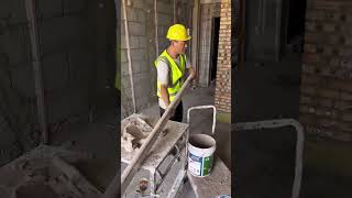 How to do perfect plaster on blocks construction plaster plasteronblocks plasterer [upl. by Ilatfan362]