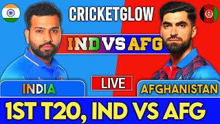 Live IND Vs AFG 1st T20I Mohali  Live Scores amp Commentary  India Vs Afghanistan  2ND INNING [upl. by Angelika]