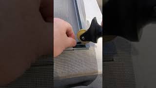 How to install flat spline Screen door replacement [upl. by Harleigh240]