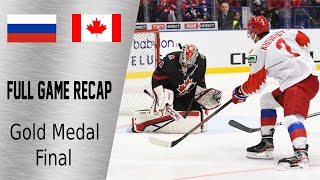 Canada vs Russia Gold Medal Highlights  January 5th WJC 2020 [upl. by Kinney558]