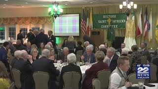 St Patricks Committee of Holyoke honors 2020 Grand Marshal [upl. by Eiramnerual]