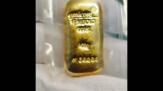 Gold bar umicore 100 gram review part 10 [upl. by Warrick]