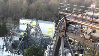 Oblivion Lift Hill Walk  Alton Towers [upl. by Jeavons]