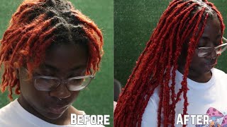 HOW TO DO BUTTERFLY LOCS OVER LOCS TUTORIAL STEP BY STEPBEGINNERS FRIENDLY TUTORIAL [upl. by Annawat545]