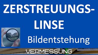 Zerstreuungslinse  Bildentstehung [upl. by Orten]