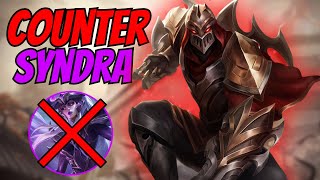 ULTIMATE SYNDRA COUNTER ZED GAMEPLAY GUIDE [upl. by Barcroft]