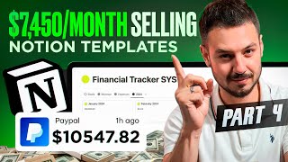 Passive Income Secrets Making 7K Monthly with Notion Templates [upl. by Aramat]