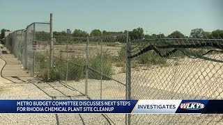 Metro budget committee discusses next steps for Rhodia Chemical Plant site cleanup [upl. by Guglielma451]