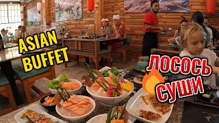 ЛУЧШИЙ БЕЗЛИМИТНЫЙ БУФЕТ НА ПХУКЕТЕ Baikingu Japanese Buffet Garden Restaurant СУШИ И САШИМИ [upl. by Adnahcal312]