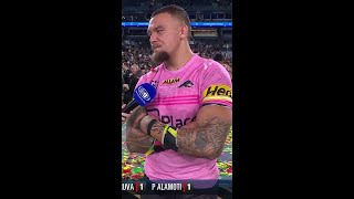 JFH says goodbye to his Panthers family 😭🖤 9WWOS NRL NRLGF [upl. by Eleinad]