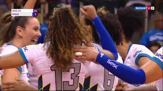 Superliga Feminina de Vôlei 2019  2020  Sesc RJ x Itambé Minas [upl. by Enomahs]