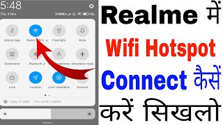 Realme mobile me wifi kaise connect kare ।। how to connect wifi hotspot in Realme phone [upl. by Ahlgren]