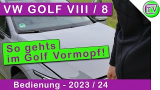 Bedienung VW Golf VIII CD MOVE Vormopf 2024 [upl. by Derwin]