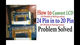 How to Convert 24 pin LCD in 20 pin LCD 101 Working 2019 [upl. by Asante]