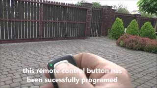 How to program Hormann and Proxima remote control [upl. by Obala]