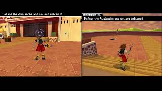 Kingdom Hearts 3582 Days Multiplayer PvP 88 Sora kingdom key vs Sora bond of flame key [upl. by Jonna211]