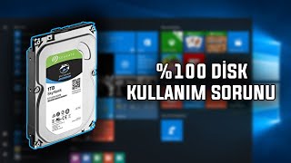 WİNDOWS 100 DİSK KULLANIM SORUNU ÇÖZÜMÜ  2022 [upl. by Ahcilef]