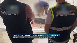 Desarticulan red de narcotráfico 13 toneladas de cocaína en un cargamento de plátanos en Algeciras [upl. by Ajan809]