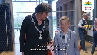 Kinderburgemeester  Gemeente Hollands Kroon [upl. by Mossolb]