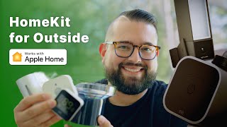 Ultimate HomeKit Backyard Eve Aqua Floodlight Cameras Weather Stations and More [upl. by Donahue734]