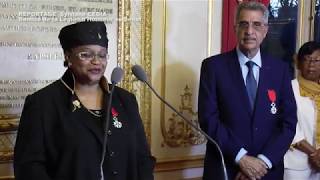 REPORTAGE  Sylviane CEDIA reçoit la Légion dHonneur [upl. by Oijile]