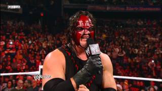 Raw  Kane tells John Cena why hes been targeted [upl. by Ji]