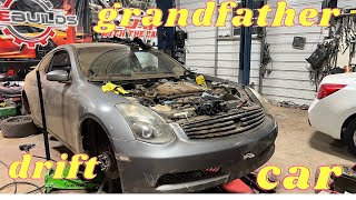 Grandfather Reveals G35 Drift Car Repair Tips [upl. by Goodrow]