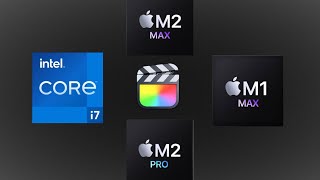 Final Cut Performance on M1 vs M2 vs Intel  macbook pro apple silicon worth it  FCPX  chronox [upl. by Emanuele]