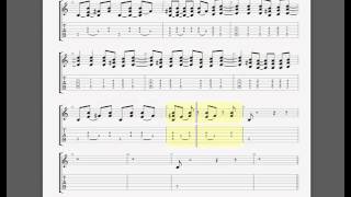 ACDC Heatseeker Lead Guitar Tab [upl. by Blancha]