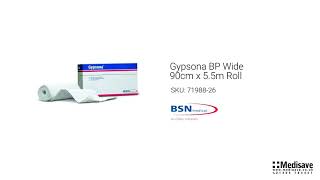 Gypsona BP Wide 90cm x 5 5m Roll 71988 26 [upl. by Attenyl]