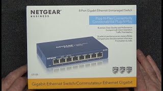 CommutateurSwitch Netgear GS108400NAS Part1 [upl. by Meerek]