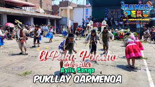 Pukllay Qarmenqa  Huancavelica  Ayllu Sonqo  EL PUKA PONCHO DE ORO 2024 [upl. by Eeroc489]