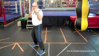 Boxing Footwork Explained  The Angled Side Step [upl. by Carey]