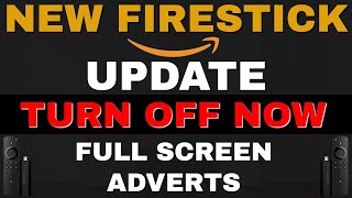 TURN OFF THIS NEW FIRESTICK UPDATE NOW 2024 [upl. by Aimo]