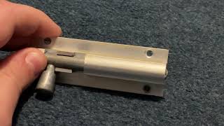 030 Deadbolt demonstration [upl. by Dearborn644]