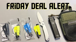 Friday Deal Alert  EDC Gear [upl. by Nonnahsal388]