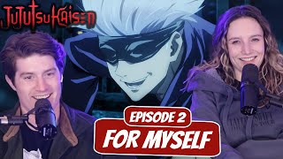 GOJO VS SUKUNA  Jujutsu Kaisen Newlyweds Reaction  Ep 2 quotFor Myselfquot [upl. by Fagin824]