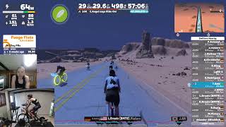 Zwift TTT Thursday Smashing with the fast guys   Watopia mtn [upl. by Socher]