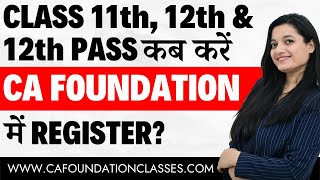 When To Register For CA Foundation  Provisional Registration  CA After 10th amp 12th  Agrika Khatri [upl. by Aihsenyt]