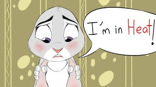 Zootopia Comic  Nick x Judy  A HEAT BUN [upl. by Yleve686]