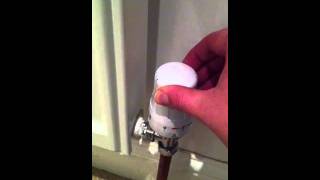 Hammering Thermostatic Radiator Valve [upl. by Annuahs]